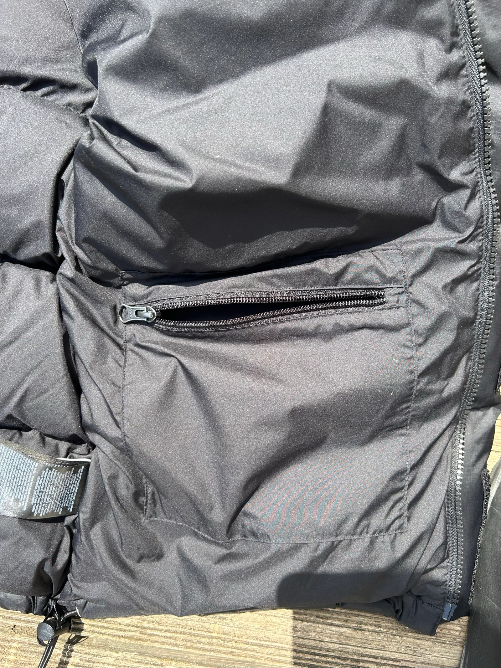 Zwarte The North Face donsjas, maat s – photo 4